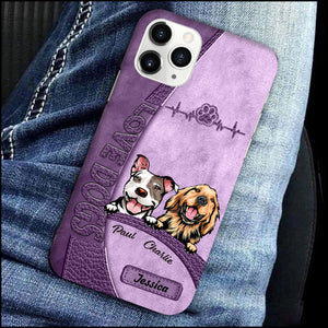 Life Is Better With Dogs - Dog Personalized Custom Phone Case Gifts For Pet Owners, Dog Lovers