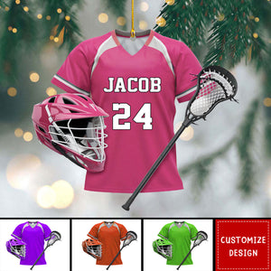 2024 New Release Personalized Lacrosse Christmas Ornament - Gift For Lacrosse Lover