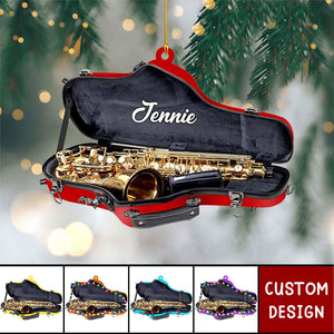 Personalized Saxophone Christmas Ornament Gift For Saxophone Player-2024 New Release