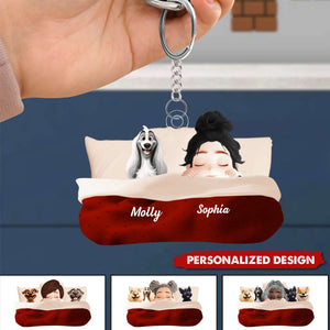 With My Dog-Personalized Keychain