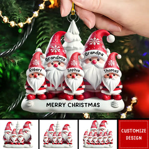 Personalized Grandparents Family Christmas Ornament-2024 New Release