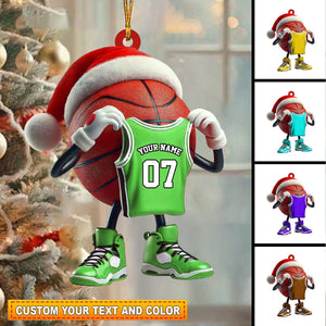 Personalized Basketball Christmas Ornament-Gift For Basketball Players and Fans-2024 New Release