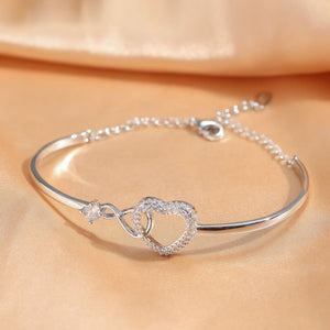 Mother & Daughter – Infinity Heart Bracelet