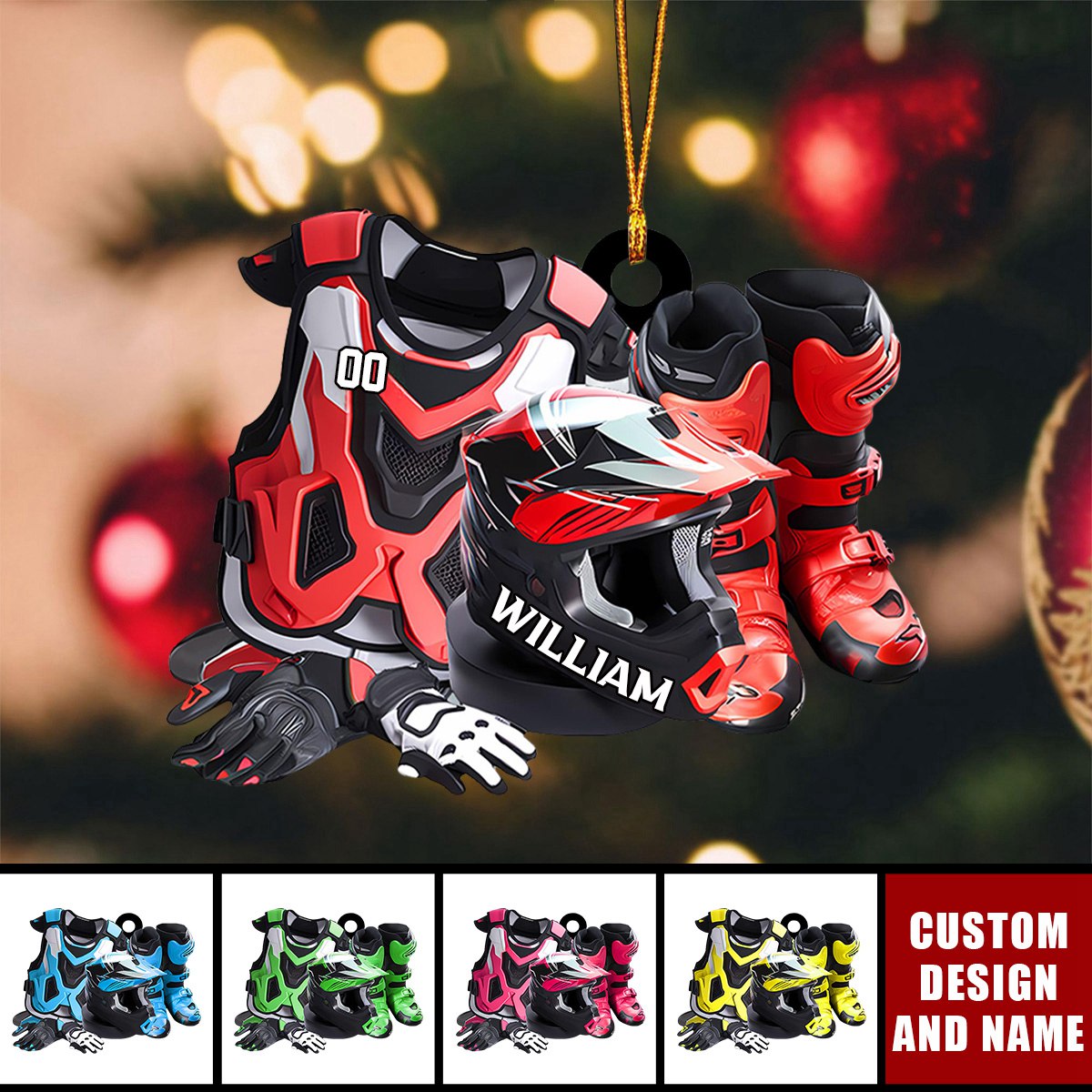 2024 New Release Personalized Motorcycle Christmas Ornaments -Gifts For Motorcycle Lovers