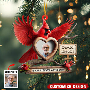 Personalized Memorial Cardinal Ornament-2024 New Release