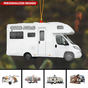 2024 New Release Personalized Camping Car Christmas Ornament-Gifts For Camping Lovers