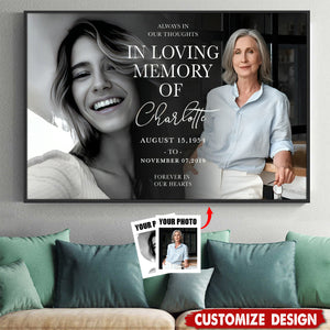 In Loving Memory - Personalized Photo Memorial Poster