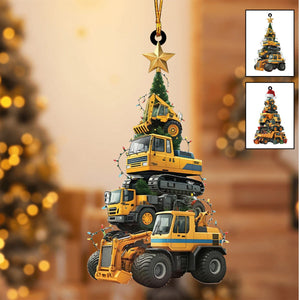 Heavy Construction Equipment Christmas Tree Ornament--2024 New Release