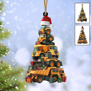 Heavy Construction Equipment Christmas Tree Ornament--2024 New Release