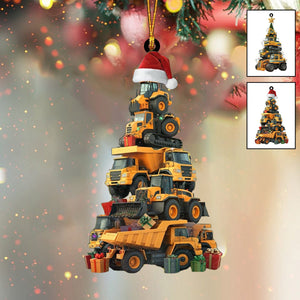 Heavy Construction Equipment Christmas Tree Ornament--2024 New Release