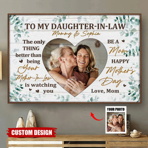 To My Daughter, With Love And Pride - Personalized Family Poster - Mother's Day, Gift For Mom, Daughter