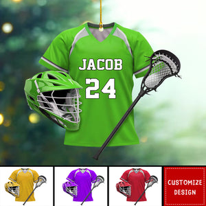 2024 New Release Personalized Lacrosse Christmas Ornament - Gift For Lacrosse Lover