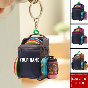 2024 New Release Personalized Disc Golf Acrylic Keychain-Gift For Disc Golf Lovers