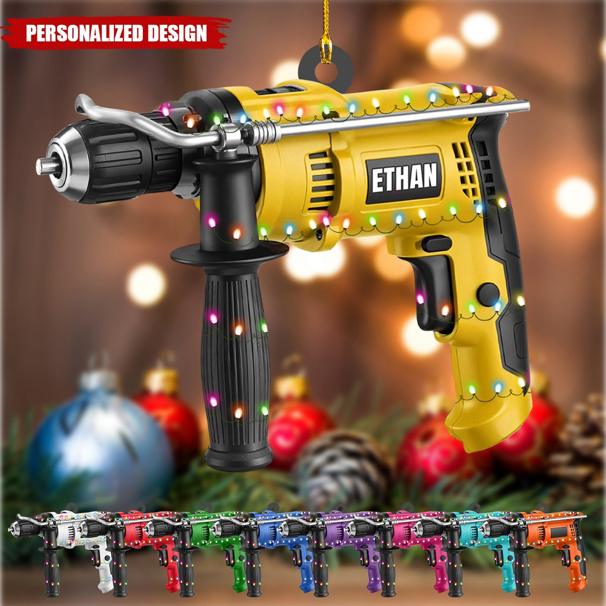 Personalized Power Tool Drill Ornament-Gifts For Maintenance personnel-2024 New Release