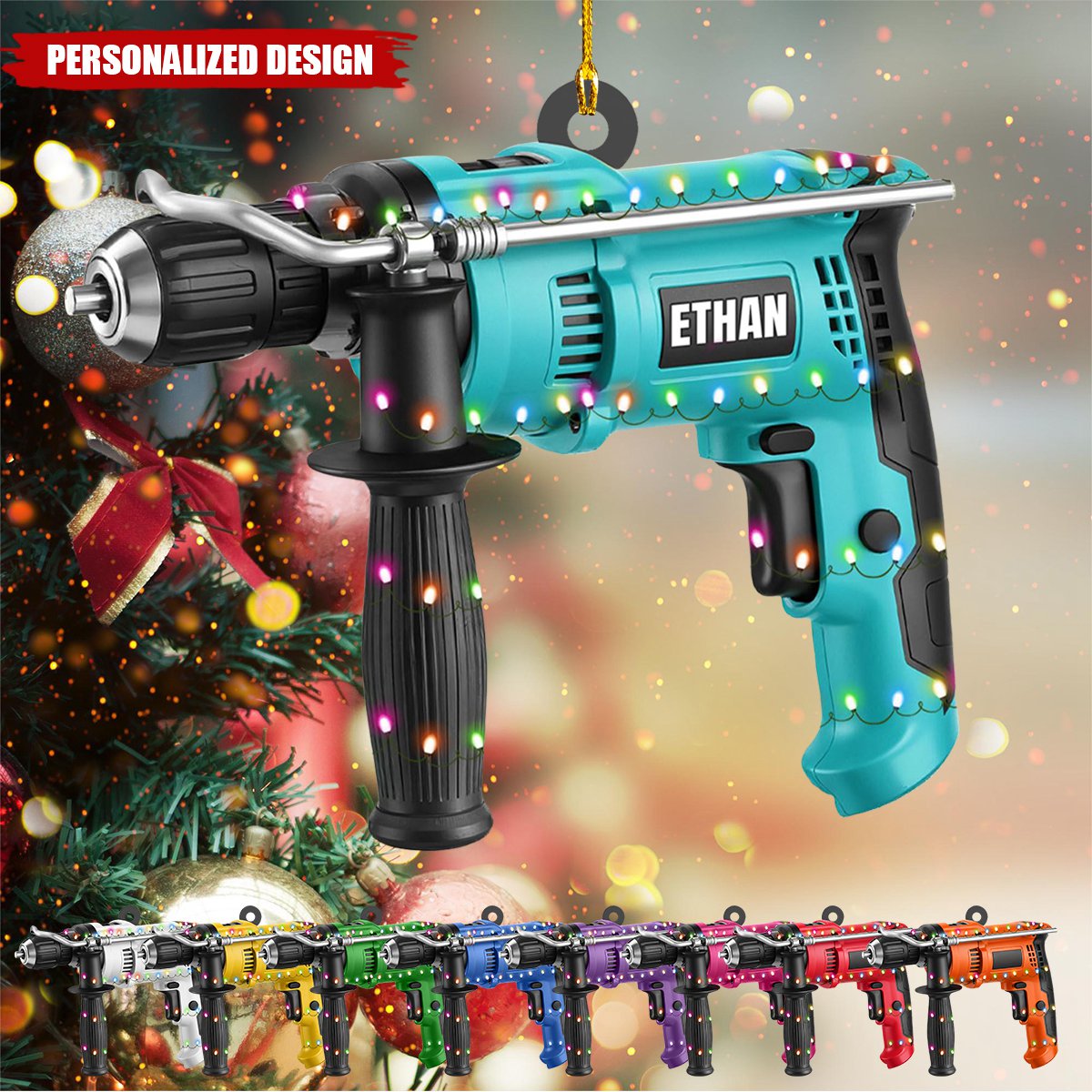 Personalized Power Tool Drill Ornament-Gifts For Maintenance personnel-2024 New Release