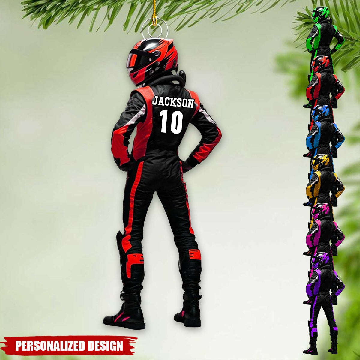 Personalized Racer Ornaments-Gifts For Racing Lovers-2024 New Release