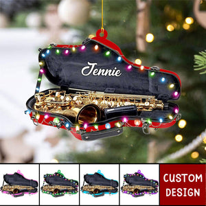 Personalized Saxophone Christmas Ornament Gift For Saxophone Player-2024 New Release