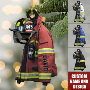 2024 New Release Personalized Firefighter Christmas Ornaments -Gifts For Firefighter