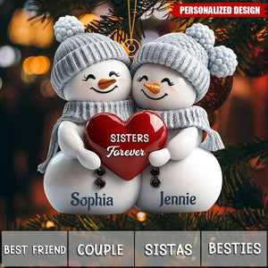 2024 New Release Christmas Snowman-Personalized Acrylic Ornament