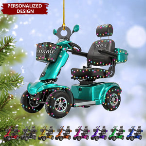 Personalized Electric Bicycle Scooter Christmas Ornaments-Gifts For Bicycler-2024 New Release