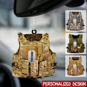 Combat Tactical Outdoor Vest Custom Vest Personalized Car Ornament