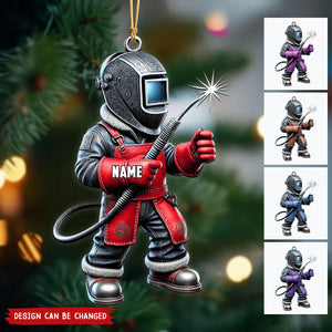 Personalized Welder Christmas Ornament, Gifts For Welder-2024 New Release