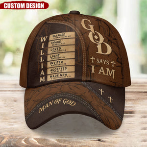 Man Of God - Personalized Classic Cap