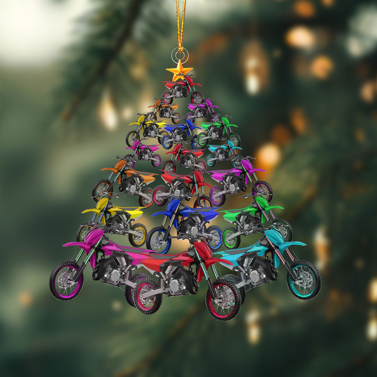 Motocross Christmas Ornament - 2024 New Release