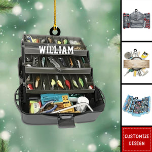 Personalized Mechanic Tool Box Ornament Christmas Gift For Mechanic - 2024 New Release