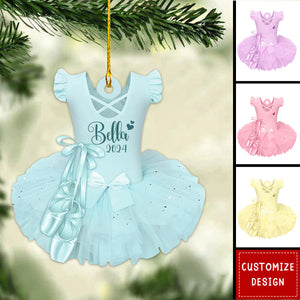 Personalized Ballet Christmas Ornament, Gift for Ballet Dancers, Ballerina - 2024 New Release