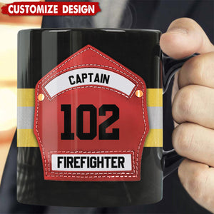 Personalized Firefighter Mug - Gift For Firefighter