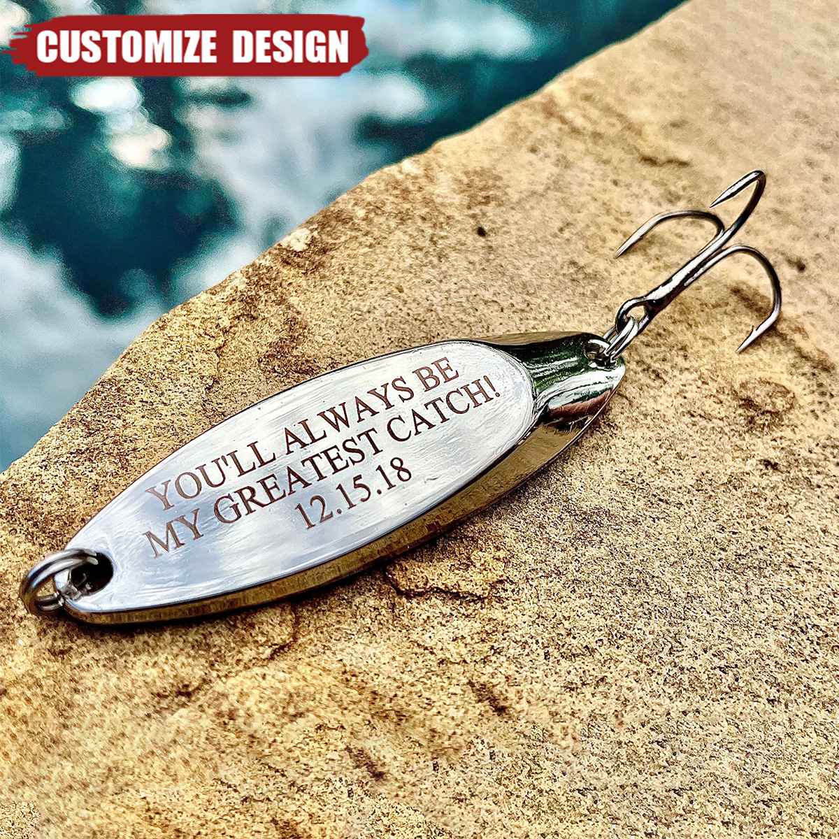 Personalized Engraved Fishing Lure - Gifts For Fishing Lover