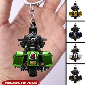 Personalized Motorcycle Keychain-Gift For Motorcycle Lover-2024 New Release