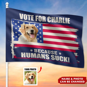 Make America Pawfect Again - Dog & Cat Personalized Flag - Gift For Pet Owners, Pet Lovers