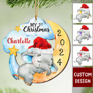 2024 New Release - Elephant Baby First Christmas Ornament