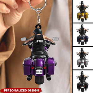 Personalized Motorcycle Keychain-Gift For Motorcycle Lover-2024 New Release