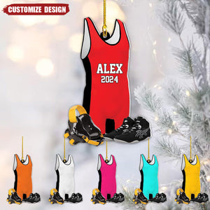 Personalized Wrestling Christmas Ornaments - 2024 New Release