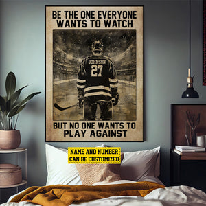 Personalized Hockey Life Lessons Poster- Gift For Hockey Lovers