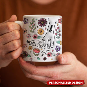 Personalized Holding Grandma/Mom's Hand Mug