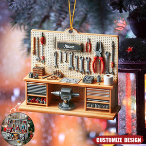 Personalized Mechanic Tool Box Ornament - 2024 New Release