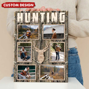 Personalized Hunting Photo Collage Poster, Gift for Hunters