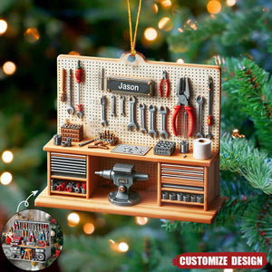 Personalized Mechanic Tool Box Ornament - 2024 New Release