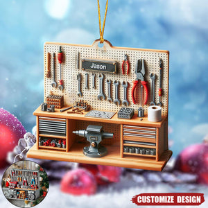 Personalized Mechanic Tool Box Ornament - 2024 New Release