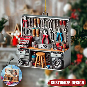 Personalized Mechanic Tool Box Ornament - 2024 New Release