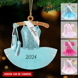 Ballet Dance Dress Christmas Ornament - Great Gift Idea For Ballet Lover