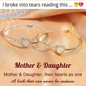 Mother & Daughter – Infinity Heart Bracelet