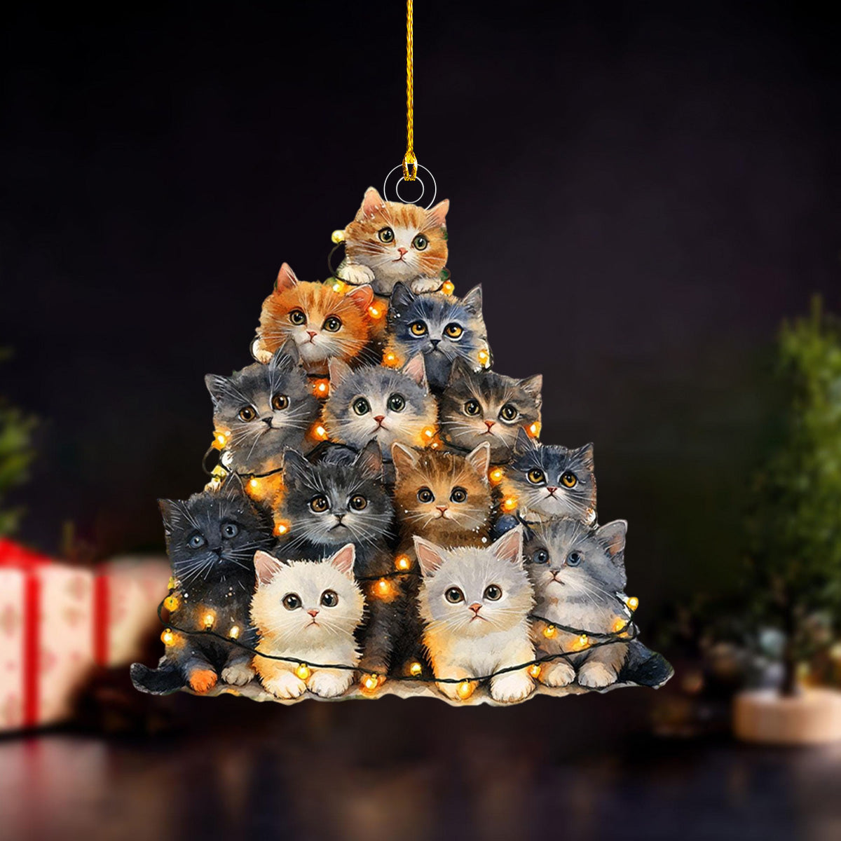 2024 New Release-Cat Christmas Ornament-Gift for Cat Lover