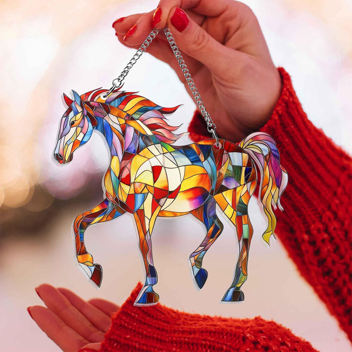 Horse Sun Catcher Ornament - Gift For Horse Lovers