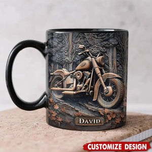 Personalized Biker Mug - Gift For Ride Lovers