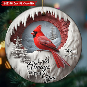 2024 New Release - Your Wings Were Ready But My Heart Was Not - Personalized Cardinal Memorial Ornament